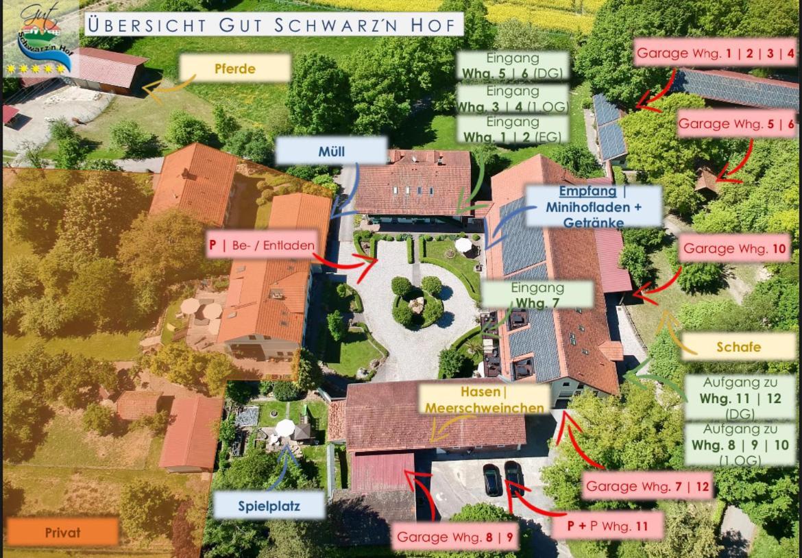 Gut Schwarz-N Hof Ferienwohnungen Bad Griesbach im Rottal Esterno foto
